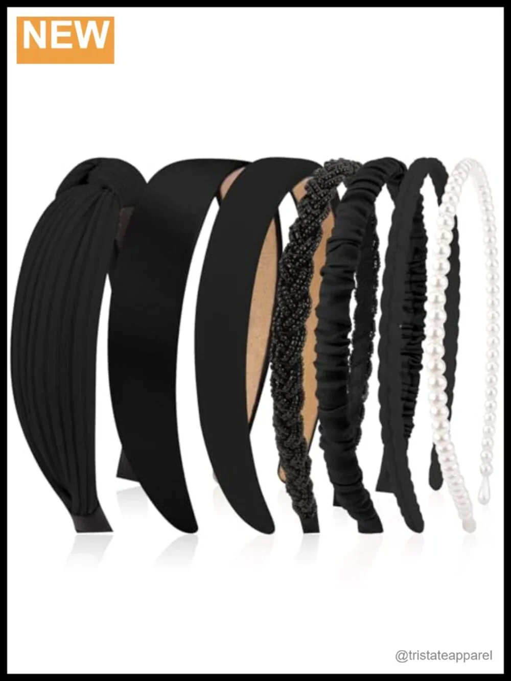 7 Pack Knotted Headbands for Women Non Slip Hair Bands Face Wash Headband